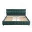 Grand lit tapissier, cadre de lit rembourré confortable, tissu chenille, avec tête de lit et cadre de lit solide. Avec tiroir pour le rangement - Vert (88,5 po x 68,5 po x 31 po)-2037802664-2037802669