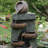 Weather-Resistant Cascading Earthenware Pottery Outdoor Water Fountain