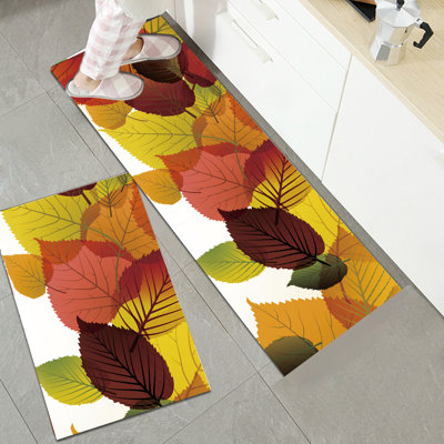 Caisi Geometric Water Resistant Anti-Fatigue Non-Skid Kitchen Mat