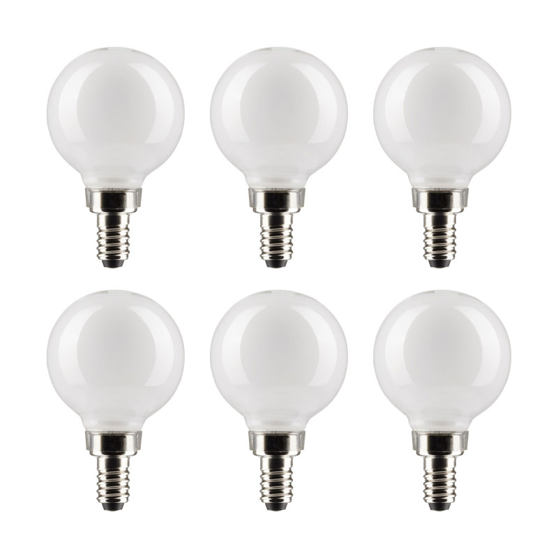 4,5 W (équivalent à 40 W), ampoule DEL G16,5 à intensité variable, culot E12 / candélabre, 4 000 K