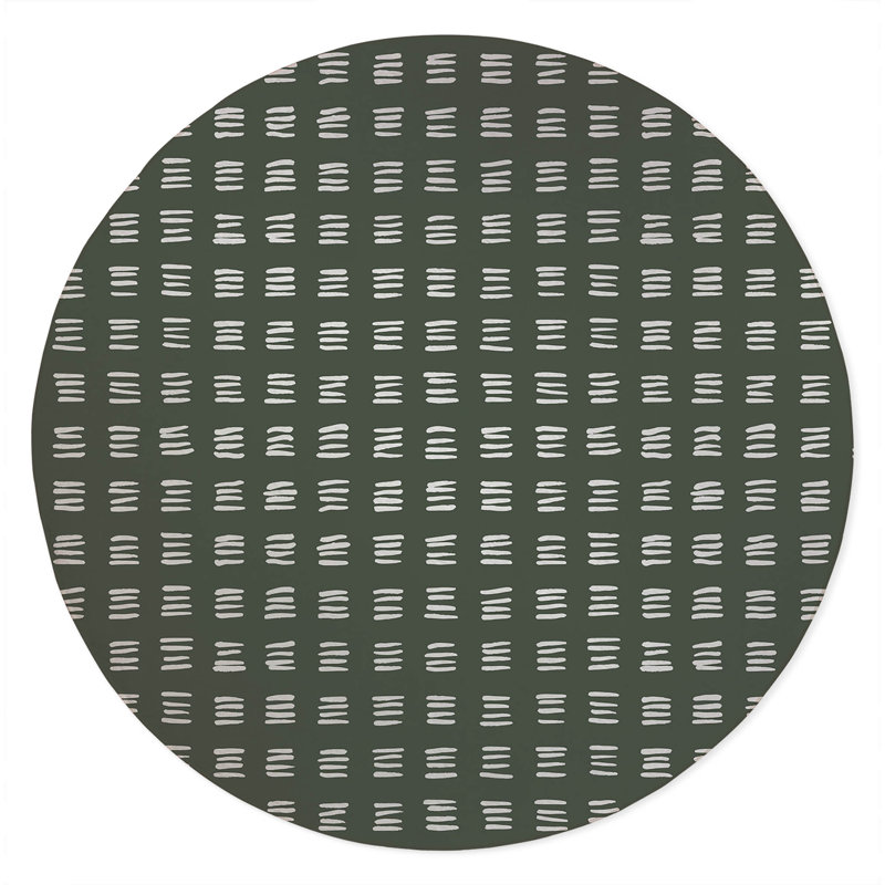 Tapis d'extérieur antidérapant Dash, Rond 5 pi