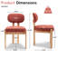 Chaises de salle à manger en bois Ahn, chaises de salle à manger rembourrées en tissu moderne-124571344-124571348