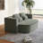 Foldable Sofa Convertible Sleeper Foam Sofa Bed-1967298567