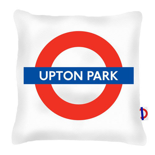 Upton Park Tube Station London Transport Cushion