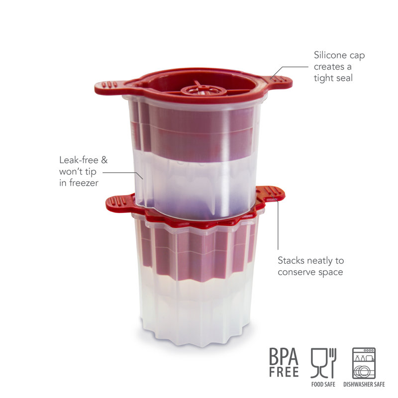 Dots and Stripes Ornament Ice Cube Tray