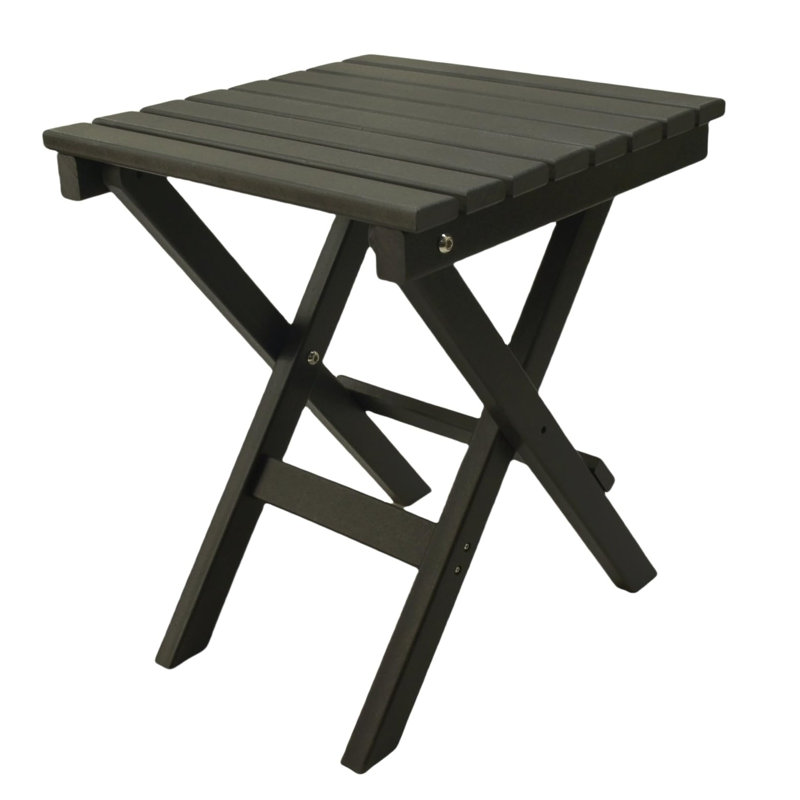 Petite table d'appoint Hdpe, Noir