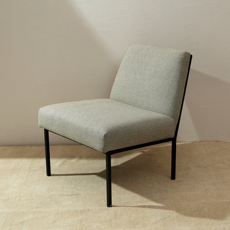 Upholstered Accent Chair, Grey