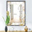 Miroir de salle de bain Gold Botanical Blooming 3 - Traditional-40086796