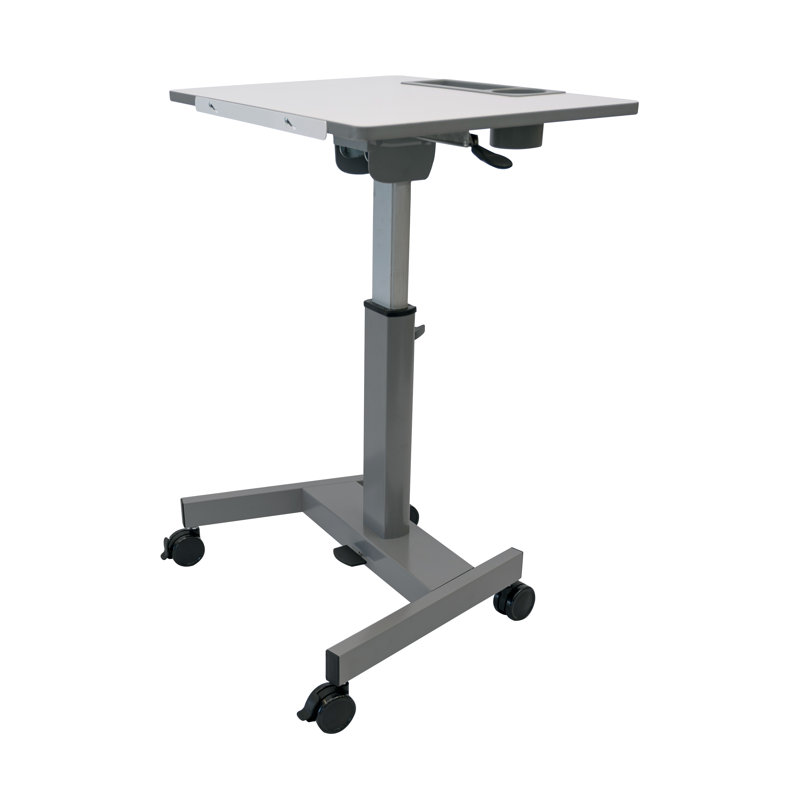 Metal 43.5'' h x 27.5'' w Adjustable Standing Desk