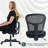 Small Armless Office Chair, Swivel Desk Chair with Mesh Back & Padded Seat, Space-Saving Modern Task Chair for Compact office-1697653345