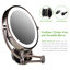 Miroir de maquillage lumineux et grossissant MLW45-46463355-46463356