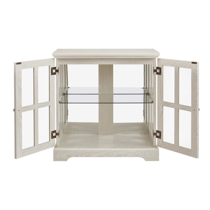 Vitrine lumineuse à DEL, vitrine antique avec tablettes réglables, vitrine de qualité rétro avec portes en treillis, bibliothèque élégante et armoire de rangement