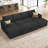 Rafael U Shaped Sofa Set Convertible Large Pull out Sofa Bed Livingroom Sleeper Modular Sectional Couch With Storage Ottoman-101956711