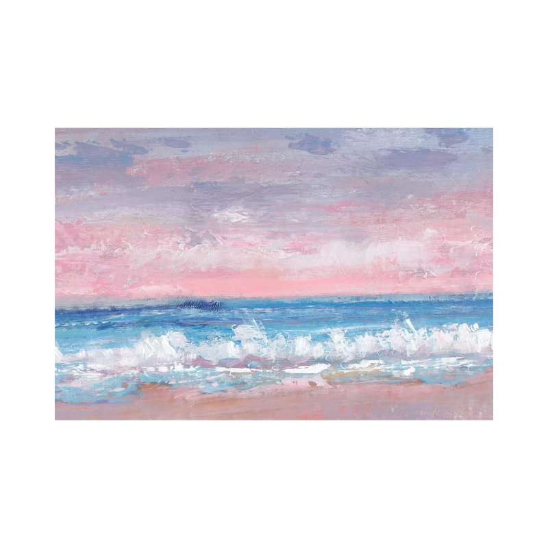 Coastal Pink Horizon I by Tim OToole - Wrapped Canvas Gallery-Wrapped Canvas Giclée, 152.5 cm H x 101.5 cm W
