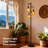 Boho 70'' Rattan Tripod Floor Lamp With 3 Dimmable Lights And LED Bulbs