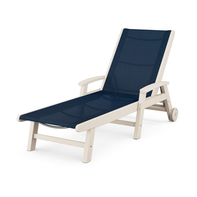 POLYWOOD® Coastal 28" Patio Chaise Lounge