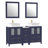  60" Double Bathroom Vanity Set with Mirror-67116243