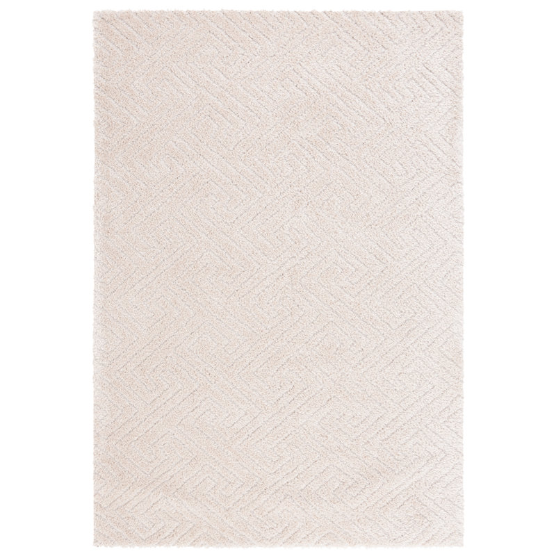 Genivee Shag Performance Geometric Rug, Rectangle 9' x 12'