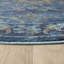 Tapis performance d'intérieur bleu / gris / doré Madrid-109706411