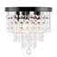 Plafonnier encastré en cristal 5 lumières Salley-1818672203