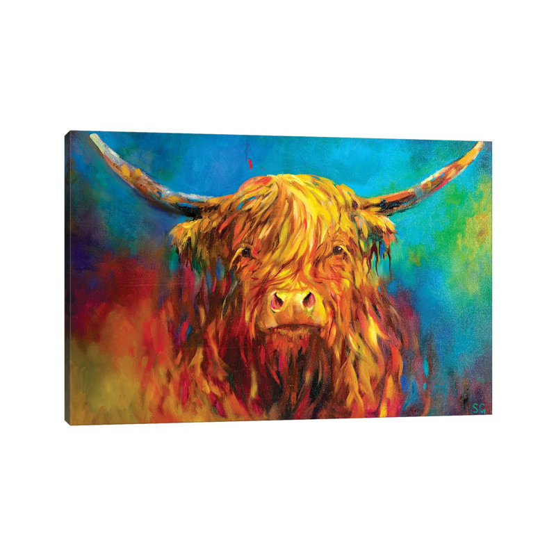Glencoe by Sue Gardner - Painting on Canvas, Wrapped Canvas, 45.72cm H x 66.04cm W x 3.81cm D