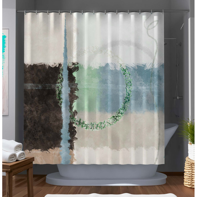 Rideau de douche abstrait Dirtje