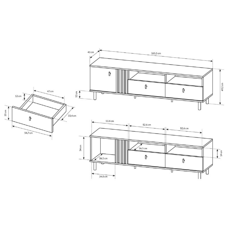 Javanna TV Stand for TVs up to 70"
