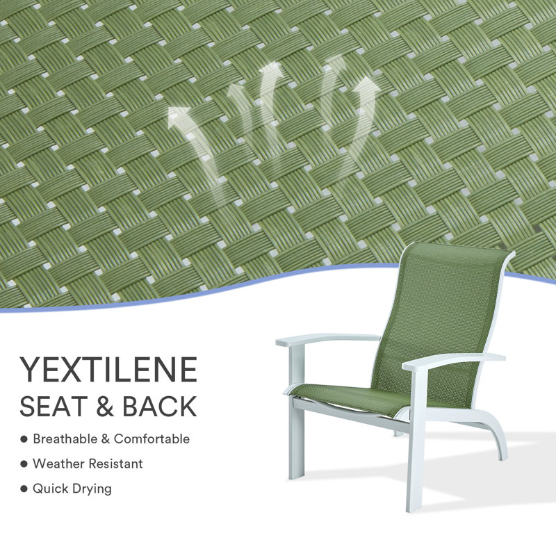 Chaise Adirondack pour l'extérieur, Vert