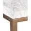 Oblique Marble End Table