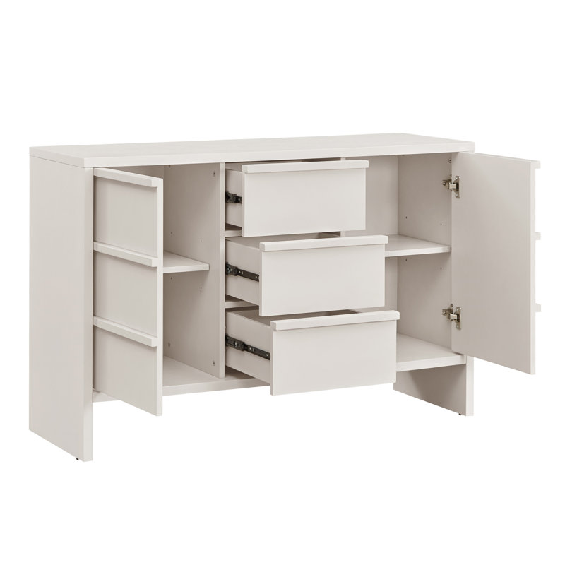 Buffet 47,3 "Mid Century, White