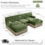 Canapé Chesterfield en U-1611275056-1611275052