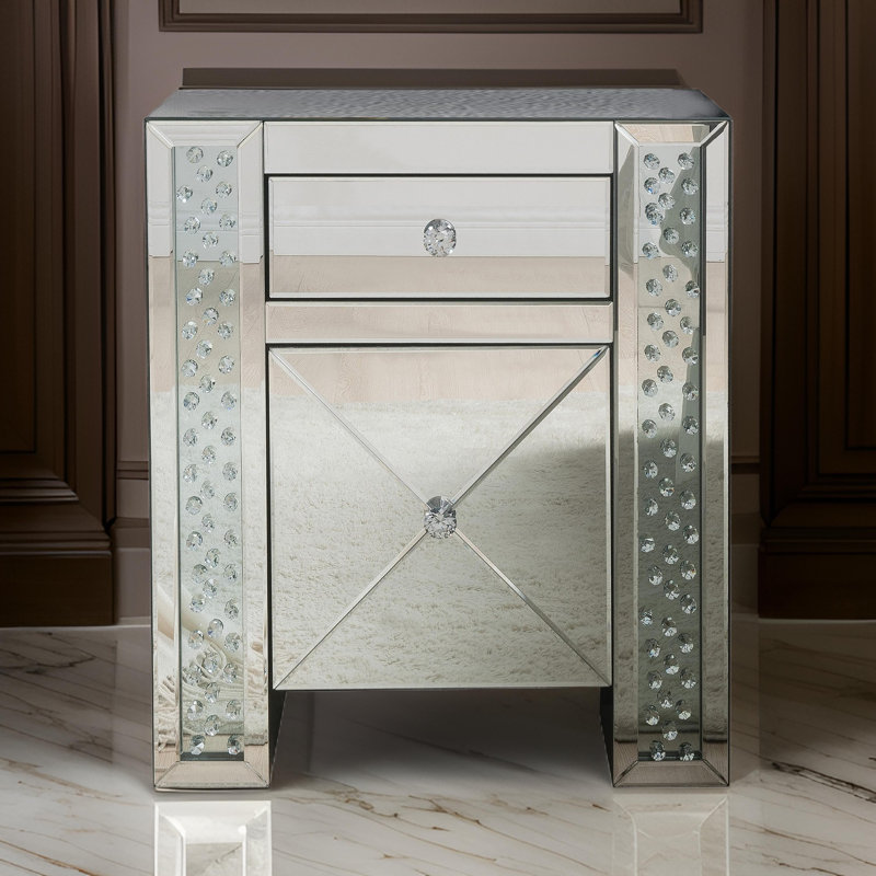 Table de chevet 2 tiroirs Maybeline