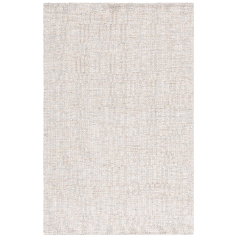 Natura 230 Hand Woven Wool Pile No Pattern Rug, Rectangle 4' x 6'