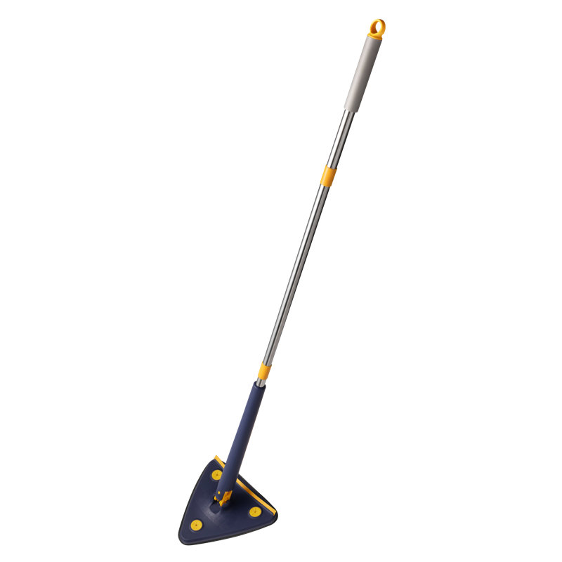 Triangular Mop with Scraper (Blue)