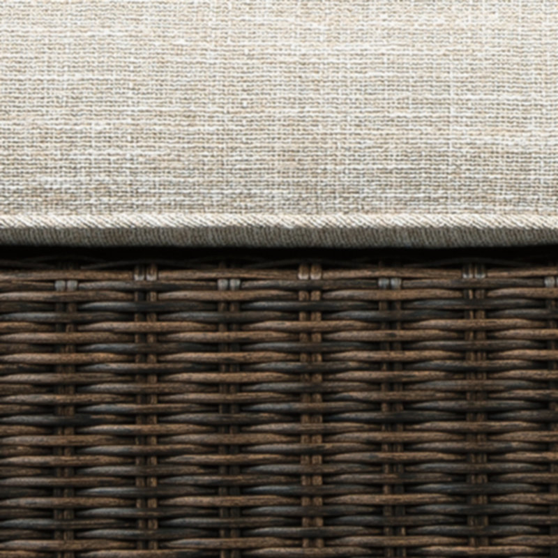 Estill Swivel Wicker Outdoor Lounge Chair