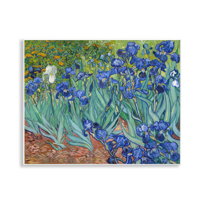 Classic Van Gogh Irises Wall Plaque Art by one1000paintings