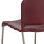 Chaise empilable à dossier plein avec base thermolaquée Oliverson d'une capacité de 880 lb.-829525251-829525250
