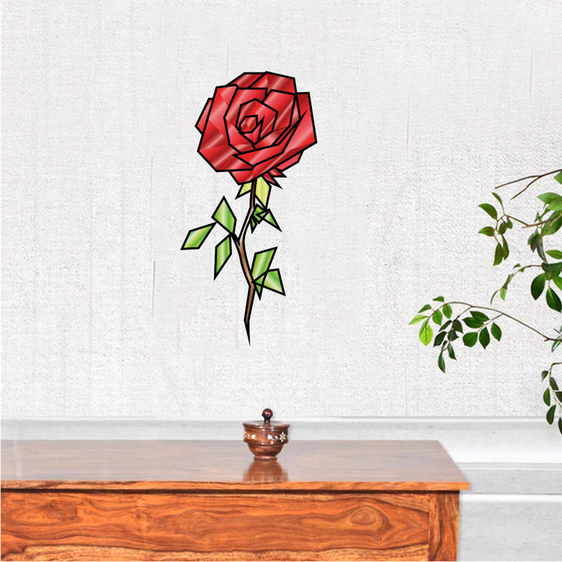 Plants & Flowers Non-Wall Damaging Wall Decal, 30" H x 27" W
