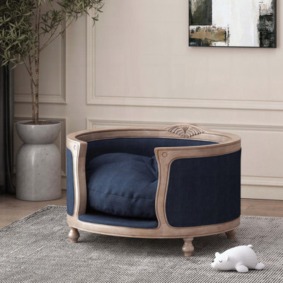 Lit pour animal contemporain touffeté (moyen)