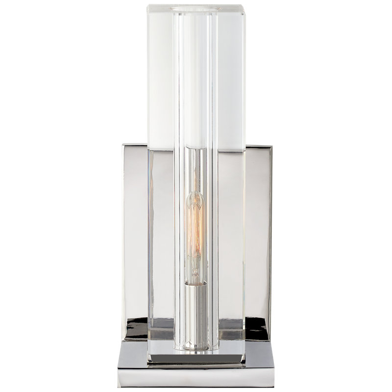 Ian K. Fowler Ambar Tall Wall Light, Polished Nickel