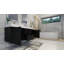Ensemble de meuble-lavabo de salle de bain double fixé au mur 59" Leni-33655774