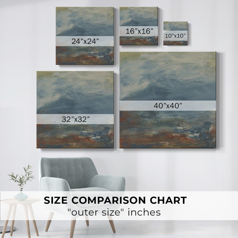 Toile tendue Haze I-Gallery, H 16 po x l 16 po x P 1,5 po