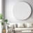 Metal Framed Round Bathrrom Mirror-1368035065