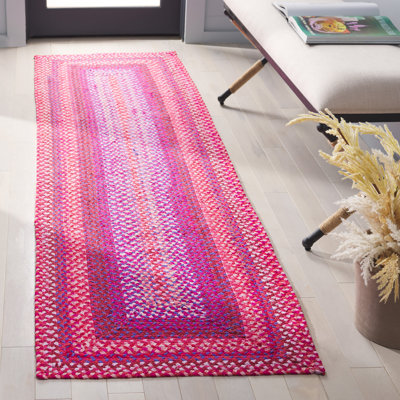 Tapis abstrait en coton tissé à la main Anique