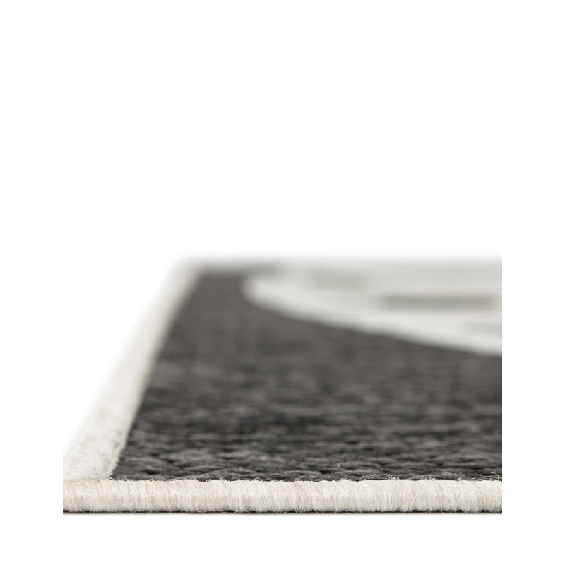 The Holiday Aisle Kareema Indoor/Outdoor Area Rug, Rectangle 4'1" x 6'1"