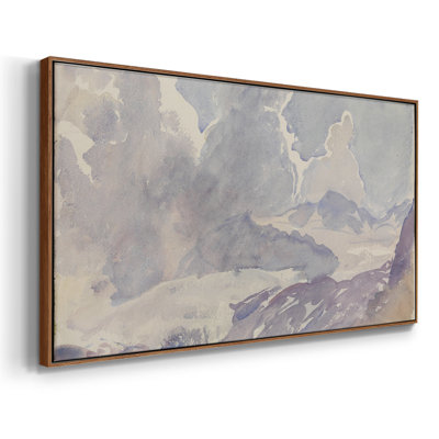 Série paysage - CMXLI - Toile tendue avec châssis encadré - Prêt à être accroché