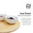  Round Natural Wooden Lazy Susan Organizer Kitchen Cabinet Turntable Tray