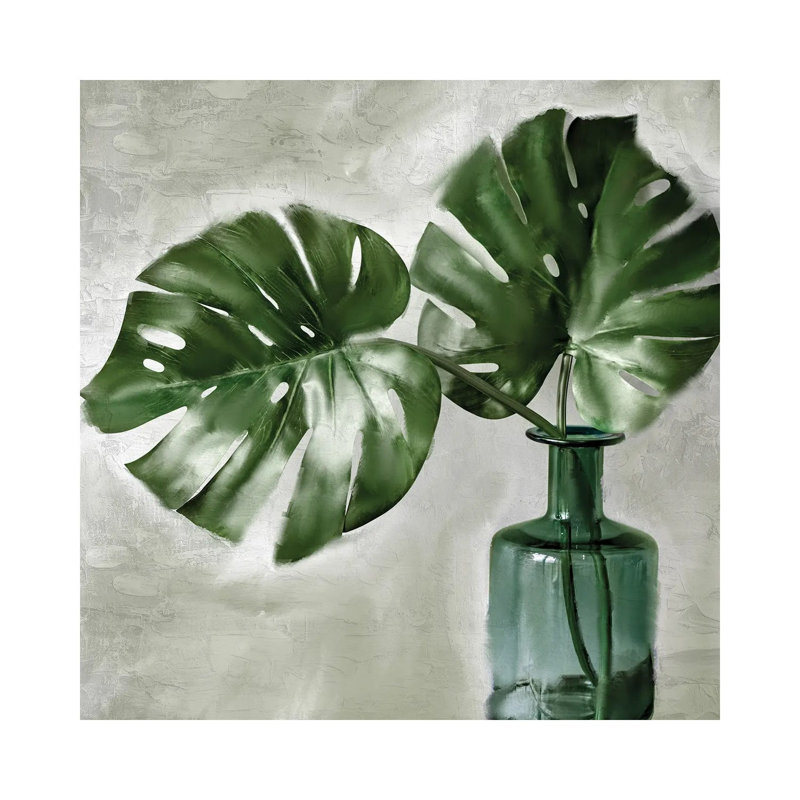Palm Vase by Kimberly Allen - Wrapped Canvas Print, 30.48 cm H x 30.48 cm W