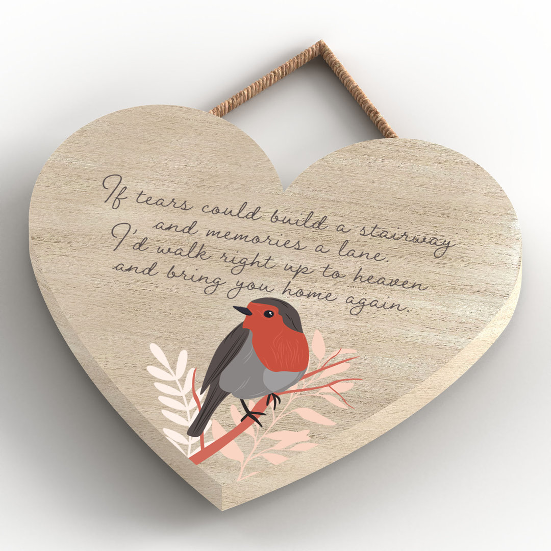 HOME AGAIN SML HEART PLAQUE NWG - Image 2