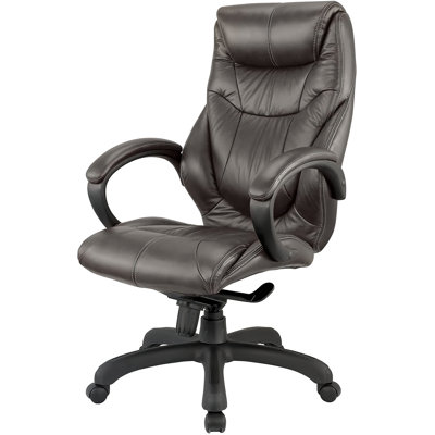 Fauteuil de direction en cuir véritable Tauber